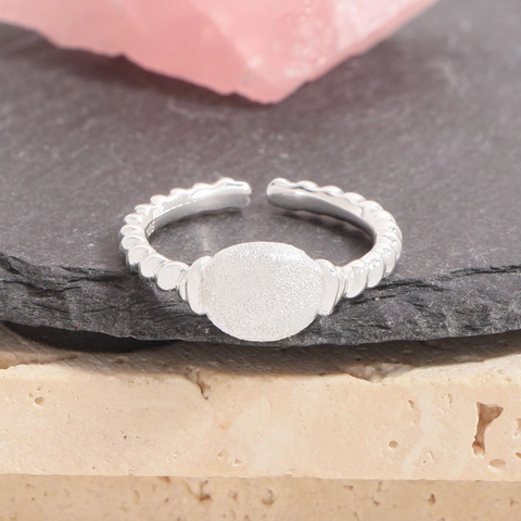 925 Sterlingsilber Gedreht Ring Für Damen Minimalistisch Verstellbar Offen Ring Mattiert Geometrisch Mode Schmuck Geschenk