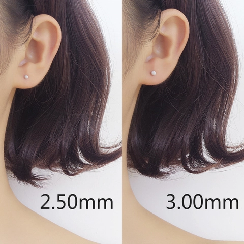 925 Sterlingsilber Kugel Ohrstecker Minimalistisch Rund Geometrisch Perle Ohrlochschmuck Für Damen Gold Silber Schmuck