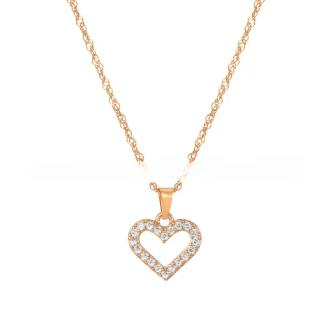 Personalized Stainless Steel Rhinestone Letter Necklace For Women Gold Silver Rose Gold Heart Infinity Pendant Fashion Jewelry