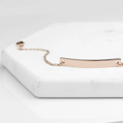 Minimalist 316L Stainless Steel Bar Bracelet For Women Adjustable Mirror Polished Gold Silver Rose Gold Fashion Jewelry Gift