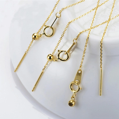 Pulsera Ajustable de Acero Inoxidable para Mujer Hombre Minimalista Pulsera Cadena con Cuenta Deslizante Oro Rosa Plata Joyería