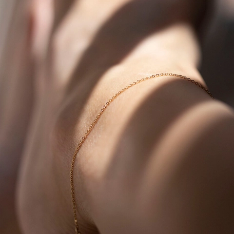 Minimalista Cavigliera a Catena Fine in Acciaio Inossidabile per Donna Regolabile Oro Argento Placcato Catena per Piedi Gioielli
