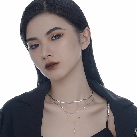 Minimalistische 925 Sterlingsilber Schlangenkette Halskette Für Damen Koreanischer Stil Dünne Schlanke Verstellbare Schmuck Zubehör