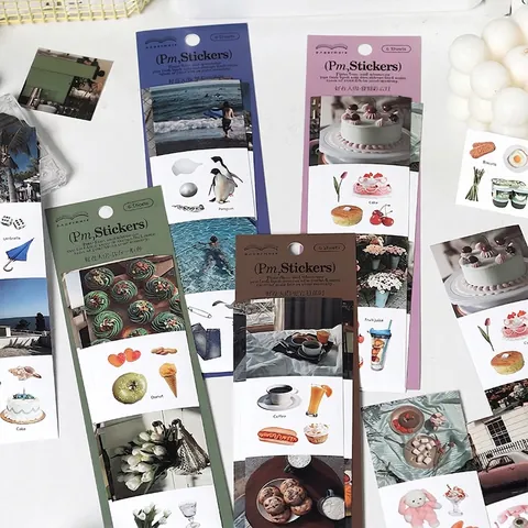PaperMore Vintage INS Style Washi Paper Stickers Retro Scenery Floral Scrapbooking Handbook DIY Decorative Materials