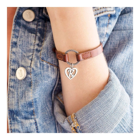 Stainless Steel Hollow Heart Initial Pendant A-Z Letter Charms For DIY Jewelry Making Accessories Gold Silver Metal Gift