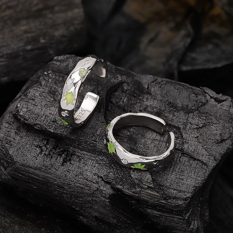 Diseño de Nicho Clip de Oreja de Plata de Ley 925 con Diamantes de Imitación Esmalte Irregular Pendientes sin Perforación para Mujer Joyería