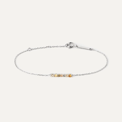 Minimalistisches 925 Sterlingsilber Armband Für Damen Mit Farbigen Strasssteinen Verstellbare Feine Kette Mode Schmuck Geschenk