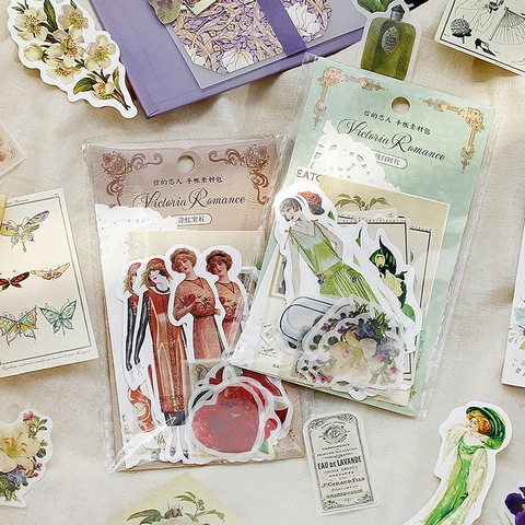 Serie Victorian Romance Pacchetto Materiale Scrapbooking Vintage Carta Decorativa Journaling Retro Per Fai Da Te