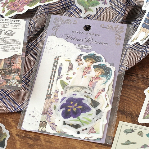 Serie Victorian Romance Pacchetto Materiale Scrapbooking Vintage Carta Decorativa Journaling Retro Per Fai Da Te