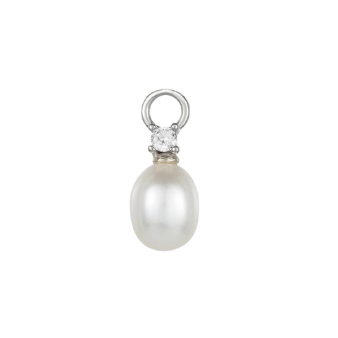 925 Sterlingsilber Süßwasserperle Zirkonia Ovaler Ohrring-Zubehör Für DIY Schmuckherstellung Elegantes Schmuckzubehör