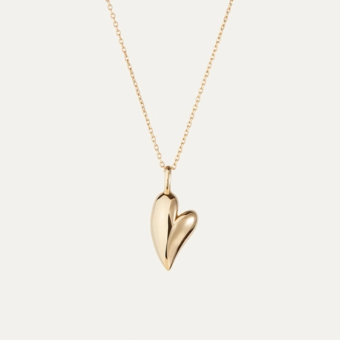 925 Sterlingsilber Herz Anhänger Halskette Für Damen 18K Vergoldet Minimalistische Zierliche Schlüsselbeinkette Schmuck Geschenk