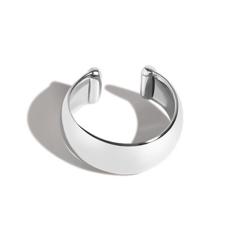 Minimalista Orecchino a Clip a Forma di C in Argento Sterling 925 per Donna Senza Piercing Geometrico Orecchini a Clip Gioielli di Moda