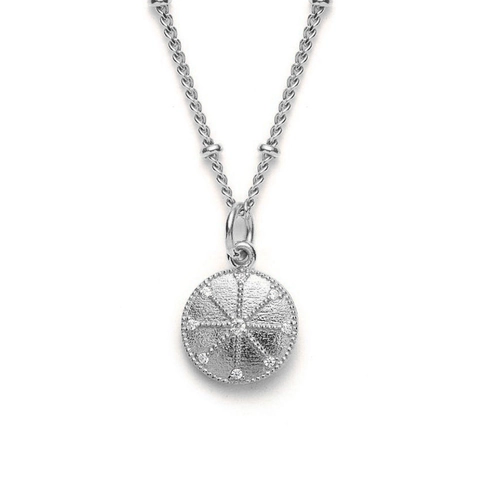 S925 Sterling Zilveren Sterrenstraal Zon Munt Hanger Ketting Voor Dames Met Zirkonia Goud Witgoud Verguld Vintage Luxe Sieraden