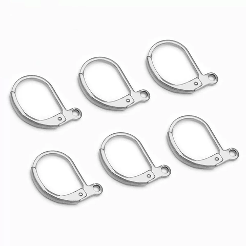 925 Sterling Silver Lever Back Earring Hooks Electroplated DIY Jewelry Findings Earring Parts For Handmade Jewelry Making