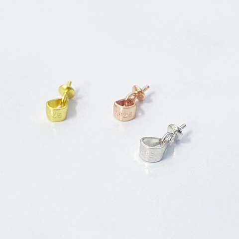 S925 Plata De Ley Perla Colgante Asa Soporte DIY Accesorios De Joyería Cierre De Conexión Para Collar Creación Mujer