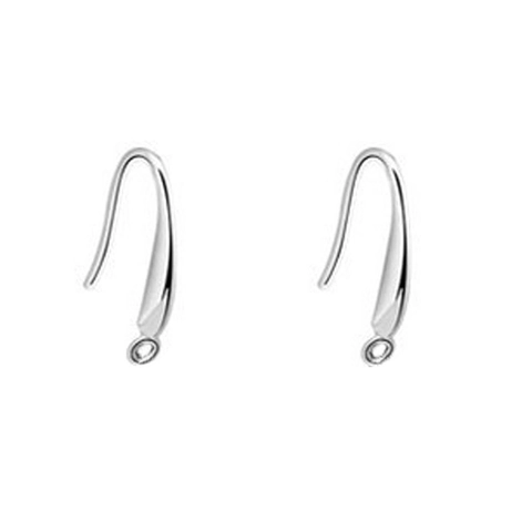 925 Sterling Silver Earring Hooks DIY Jewelry Findings Polished U-Shape Earring Wire For Jewelry Making Earrings Accessory
