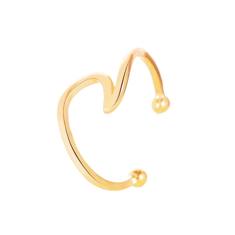 Minimalist 925 Sterling Silver Wave Open Ring Fashion Simple Adjustable Wave Shape Finger Ring For Women Trendy Jewelry Gift