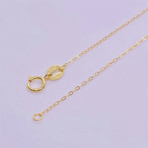 925 Sterlingsilber Vergoldete Ankerkette Halskette Für Damen Minimalistische Zierliche Choker Kette Ohne Anhänger Schmuck