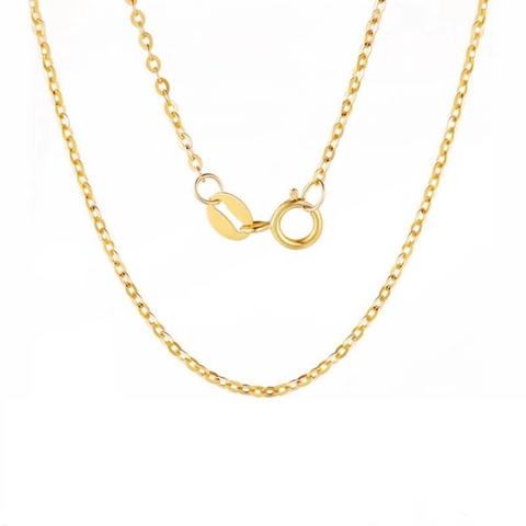 925 Sterlingsilber Vergoldete Ankerkette Halskette Für Damen Minimalistische Zierliche Choker Kette Ohne Anhänger Schmuck