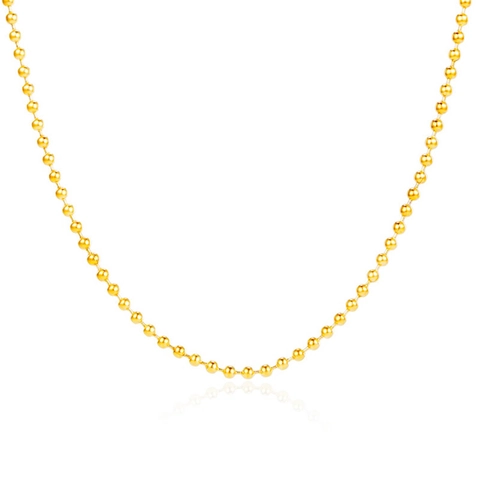 S925 Sterlingsilber Vergoldet Kugelkette Halskette Für Damen Minimalistisch Perlen Choker Zierliche Schlüsselbeinkette Schmuck