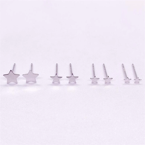 925 Sterling Silver Star Stud Earrings Minimalist Tiny Pentagram Ear Studs For Women Men Unisex Cute Fashion Jewelry Accessories