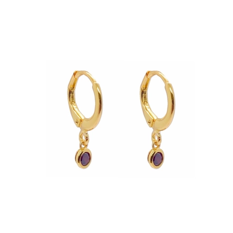 Orecchini a Goccia in Argento Sterling S925 Con Strass Colorati per Donna Eleganti Orecchini a Cerchio Rotondi Gioielli di Moda