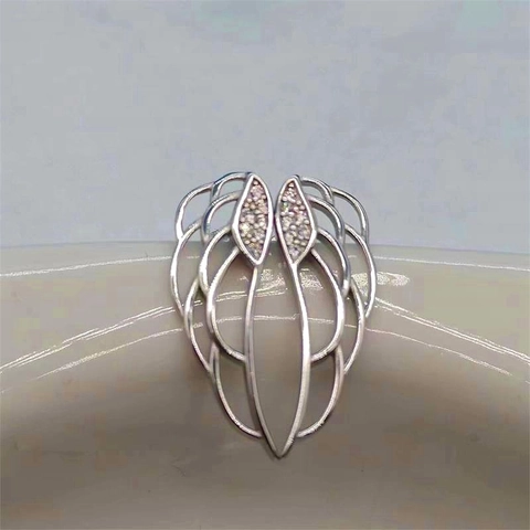 925 Sterling Zilver Engelenvleugels Oorknopjes Voor Dames Heren Mode Strass Veer Vleugels Oorsieraden Koreaanse Stijl Cadeau