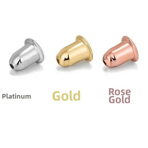 Farfalline Orecchini in Argento Sterling 925 Chiusure a Proiettile Forma a Campana Galvanica Fai da Te Accessori per Orecchini