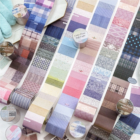 Mo-Card Vintage Die-Cut Paper Tape Manuscript Series Special Paper Decorative Washi Tape For DIY Scrapbooking Journal Crafts