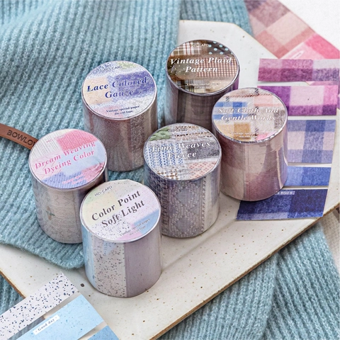 Mo-Card Vintage Die-Cut Paper Tape Manuscript Series Special Paper Decorative Washi Tape For DIY Scrapbooking Journal Crafts