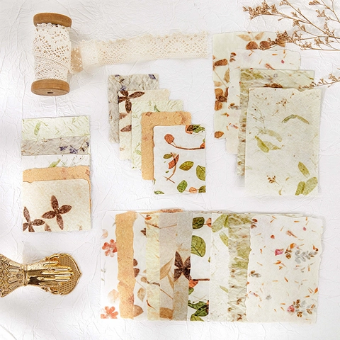 Miss Time Vintage Scrapbooking Material Papier Set Spezial Geprägt Dekoratives Journaling DIY Schreibwaren Bedarf