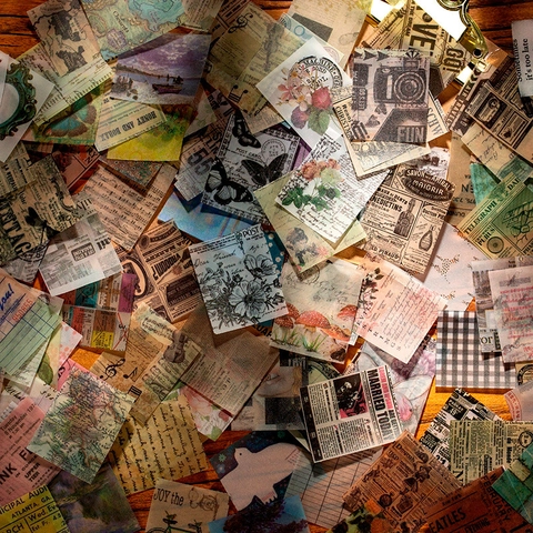 Vintage Perkament Materiaal Papier Boek Scrapbooking Journal DIY Decoratief Achtergrondpapier Kantoorbehoefte