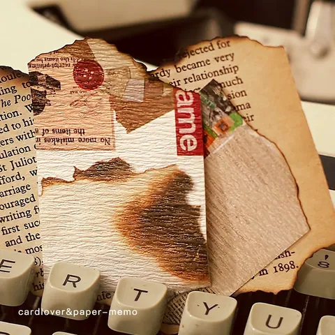 Vintage Scrapbook Material Papier Retro Künstlerische Collage Notizblock Nicht Klebend Brennkante DIY Handkonto Deko Material