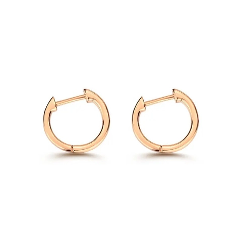 Orecchini a Cerchio Minimalisti in Argento Sterling 925 per Donna Oro Oro Rosa Oro Bianco Galvanico Geometrico Tondo Gioielli