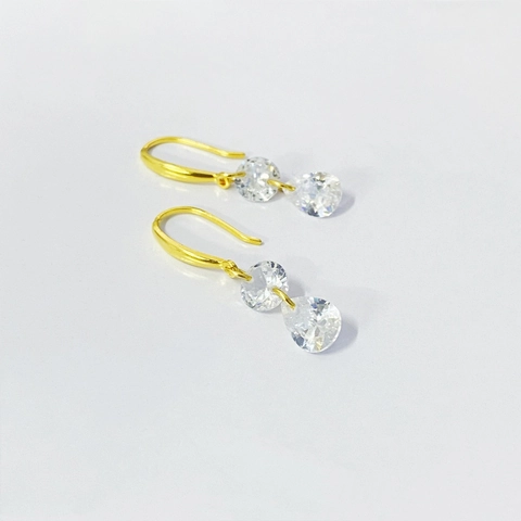 925 Sterling Silver Water Drop Zirconia Tassel Hook Earrings Minimalist Fashion Jewelry Accessories For Women Gift