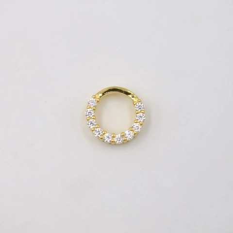 S925 Sterlingsilber Rundkreis-Anhänger Mit Pave-Zirkonia Minimalistischer Geometrischer Charm Für DIY Schmuck Halsketten