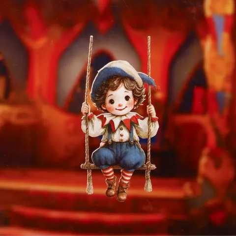 Adesivi a Tema Circo Vintage Illustrazione Retrò Animali Pagliacci Adesivi Decorativi Per Scrapbooking Journaling Fai Da Te Artigianato
