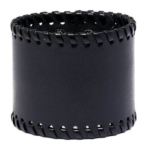 Punk Stil Breites Leder Herren Armband Retro Geflochtenes Rindsleder Armreif Motorrad Reiten Schmuck Mit Metallschnalle Herren