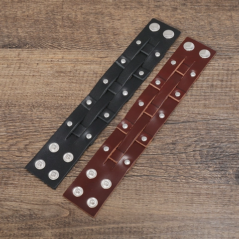 Herren Vintage Punk Breites Rindsleder Armband Mit Eisennieten Retro Rock Verstellbare Manschette Handgefertigter Schmuck