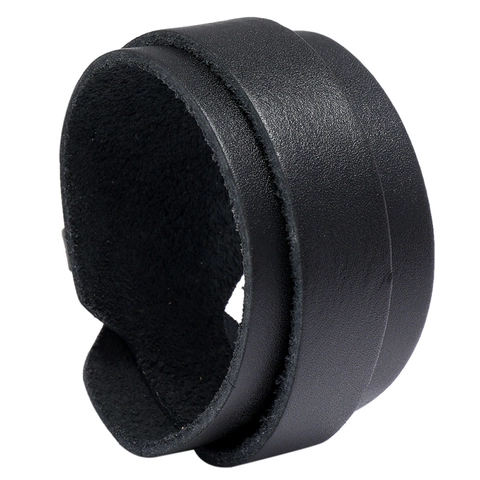 Punk Rindsleder Armband Für Herren Retro Doppelwickel Biker Armreif Mit Legierung Eisen Schnalle Minimalistisch Schmuck Geschenk
