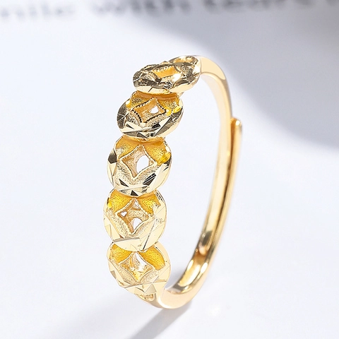 925 Sterlingsilber Geldmünze Ring Für Damen Glücksbringer Antike Münze Verstellbarer Fingerring Minimalistischer Schmuck Geschenk