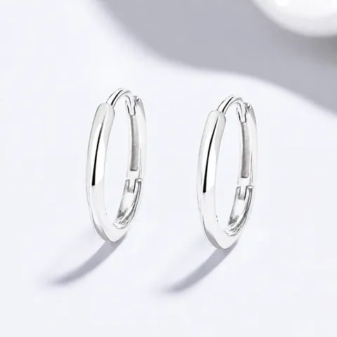 999 Feinsilber Gedrehte Geometrische Ohrringe Für Damen Minimalistisch Einfaches Chic Design Piercing Schmuck Geschenk