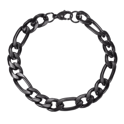 Edelstahl Figaro Kette Armband Für Herren Damen Unisex Minimalistisch Punk NK Panzerarmband Poliert Mode Schmuck