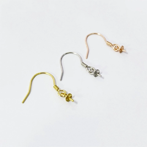 925 Sterling Silver DIY Γαντζάκια Σκουλαρικιών Με Καρφίτσα Για Κατασκευή Κοσμημάτων Εξαρτήματα Γαλβανισμένα