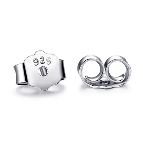 925 Sterling Silver Butterfly Earring Backs Stoppers For Studs DIY Jewelry Findings Accessories 4mm 4.5mm 5mm Replacements