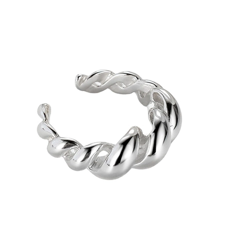 Vintage Ring Aus 925 Sterlingsilber Für Damen Minimalistisches Croissant Design Verstellbares Offenes Fingerband Schmuck