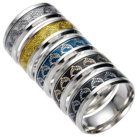 Anello in Acciaio Inossidabile con Motivo a Delfino Anello a Fascia Animale Personalizzato Gioielli di Moda per Uomo Donna