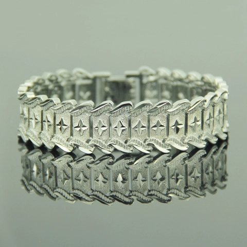 Hip Hop Herren Uhrenarmband Stil Armband Legierung Strass Sternenrelief Punk Rock Handgelenkband Schmuck Für Nachtclub Party Alltag