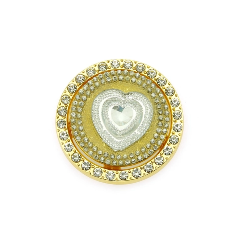 Rotatable Heart Dollar Sign Rhinestone Phone Accessory Alloy Inlaid Crystal Mobile Phone Grip Holder Adhesive Decoration
