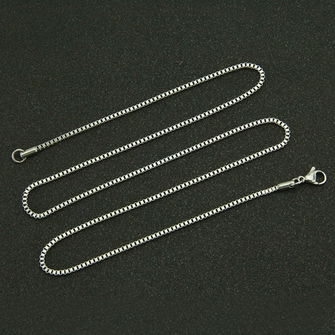 Titaniumstaal Venetiaanse Schakel Halsketting Voor Heren Dames Minimalistisch Gepolijst Venetiaanse Schakelketting Sieraden Unisex